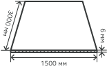 Лист нержавеющий  6х1500х3000 мм.  AISI310S (10Х23Н18) горячекатаный,  матовый